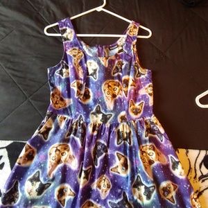 Galaxy cat dress!